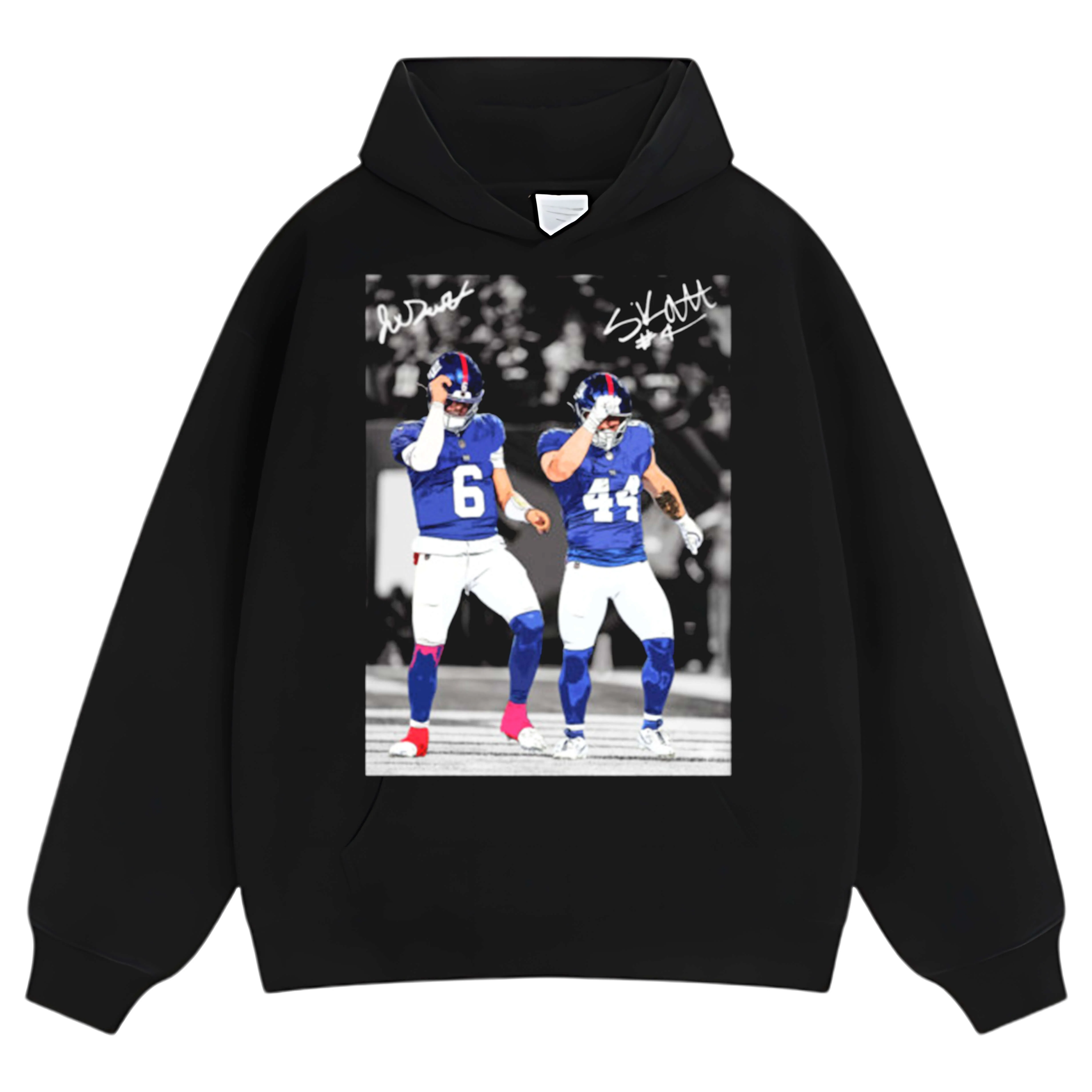 VINTAGE JAXSON DART CAM SKATTEBO THE MOST EXCITING DUO SIGNATURE TEE & LS & HOODIE - Image 5