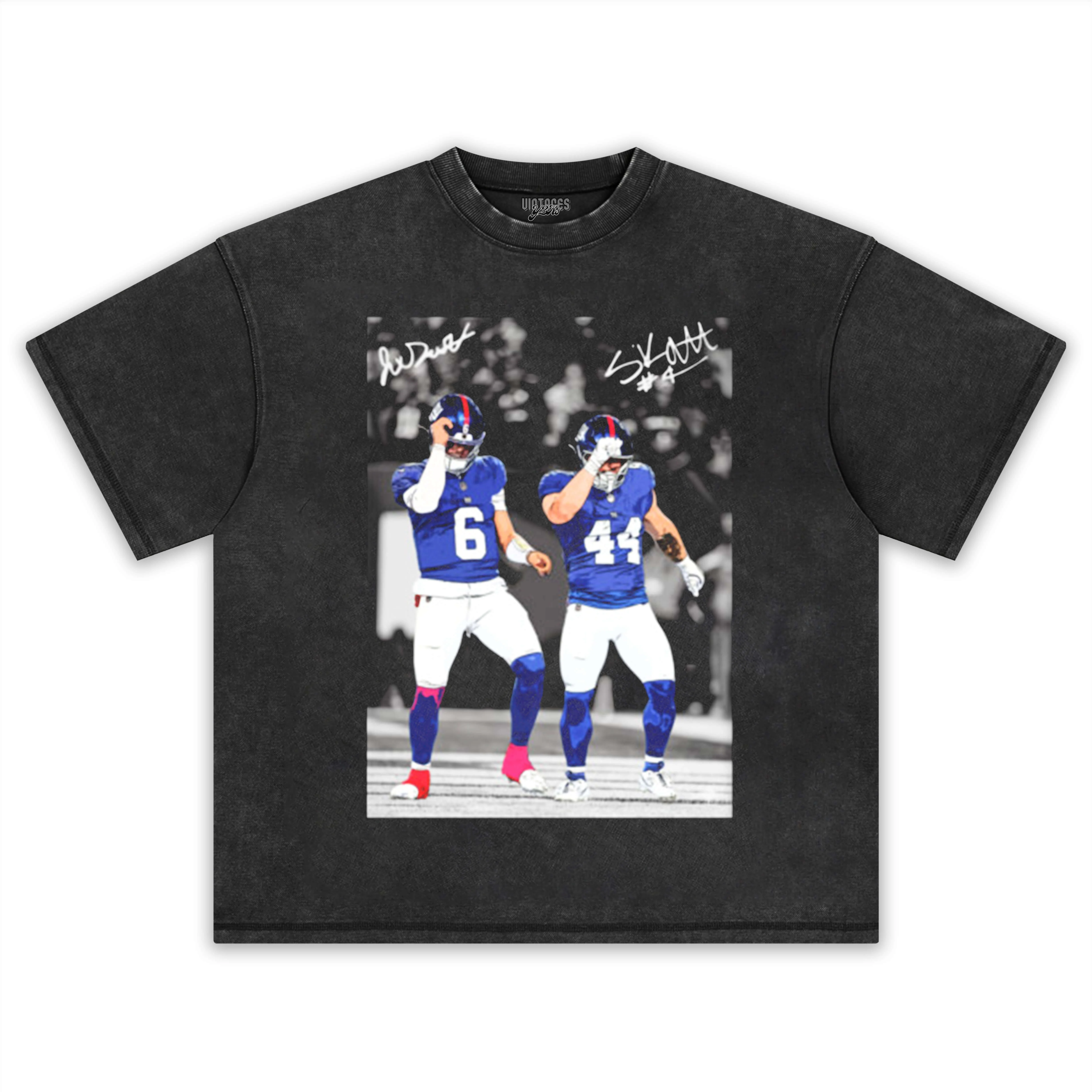 VINTAGE JAXSON DART CAM SKATTEBO THE MOST EXCITING DUO SIGNATURE TEE & LS & HOODIE - Image 7