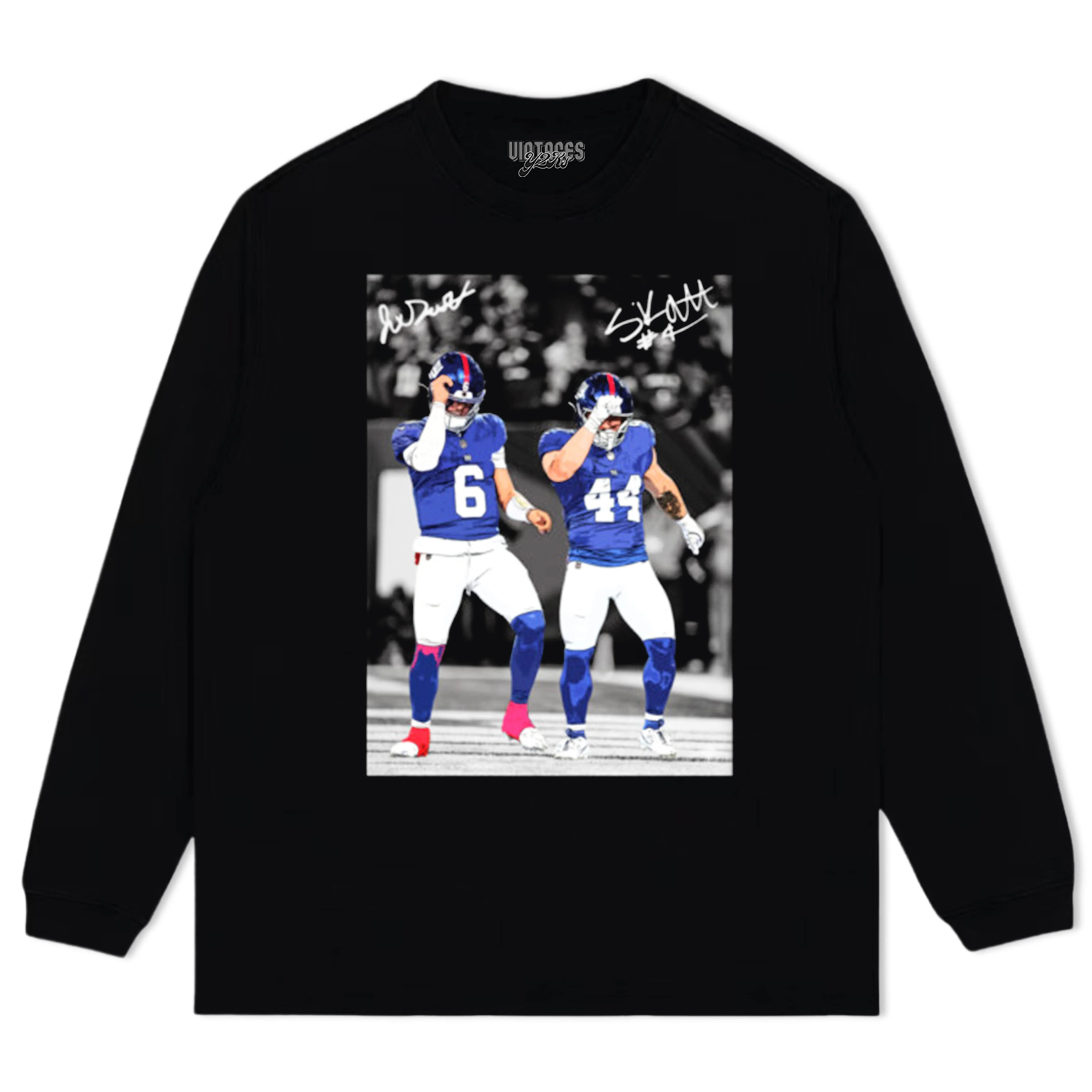 VINTAGE JAXSON DART CAM SKATTEBO THE MOST EXCITING DUO SIGNATURE TEE & LS & HOODIE - Image 8