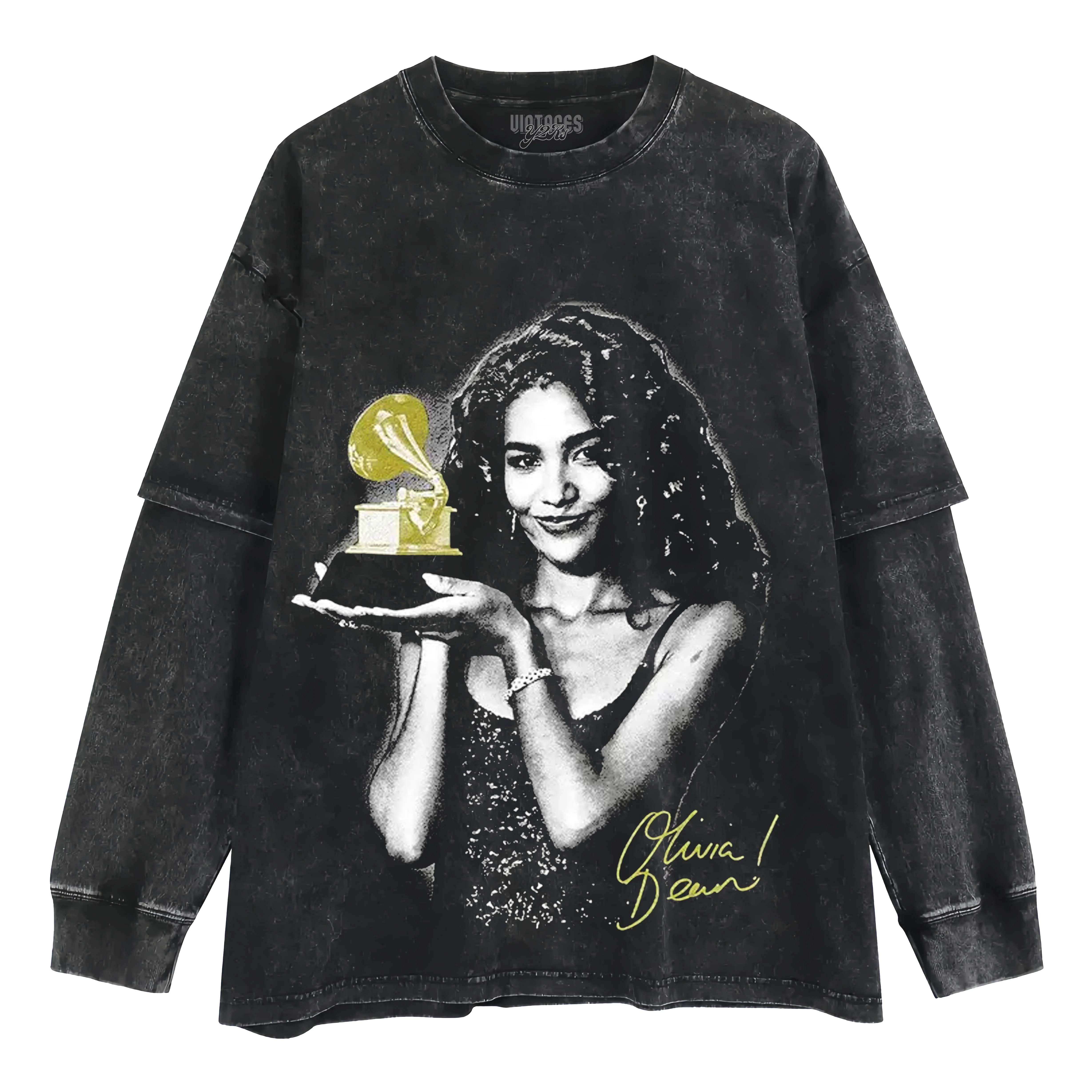 VINTAGE OLIVIA DEAN LAYERED LONG SLEEVE