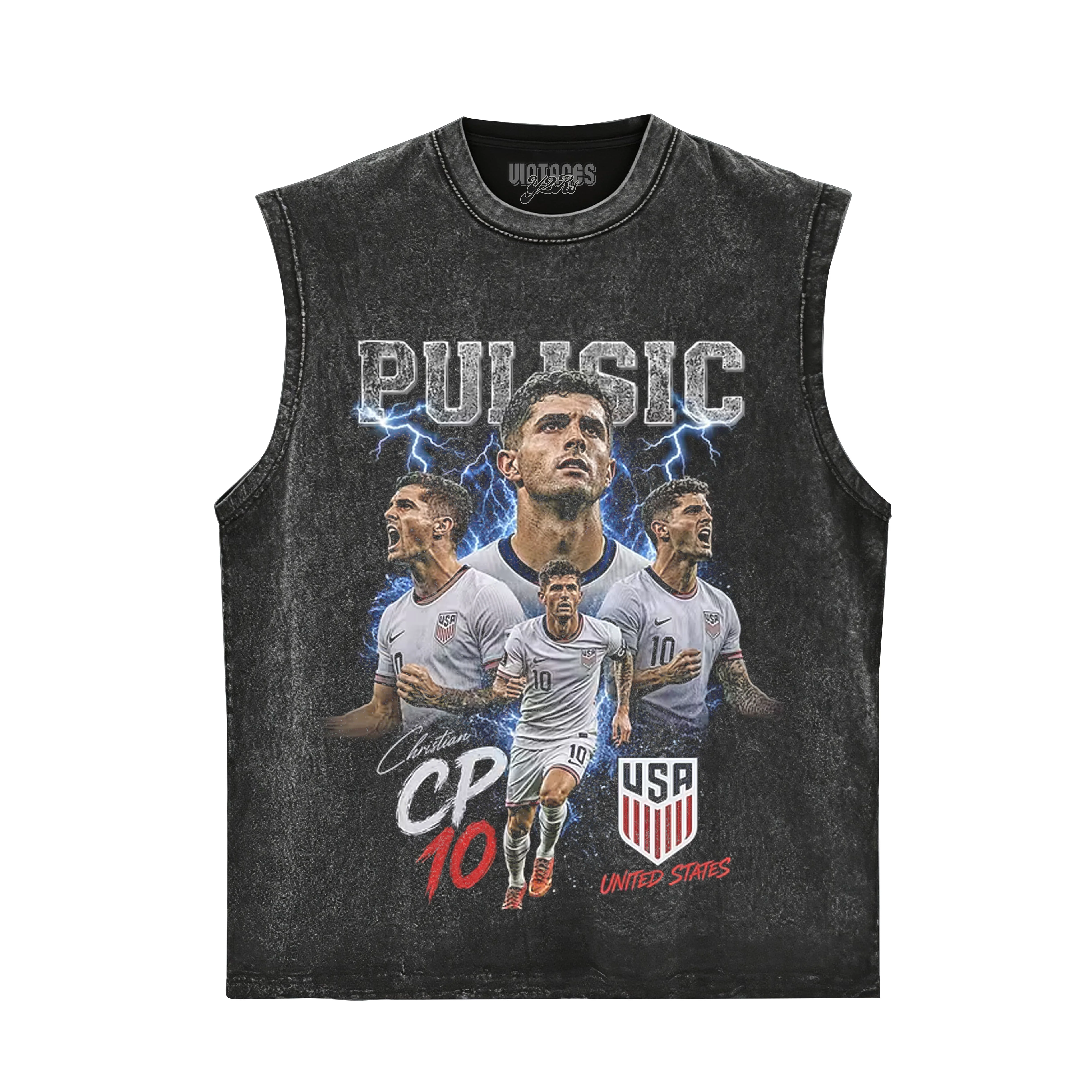 WORLD CUP 2026 CHRISTIAN PULISIC TANK TOP & TEE & LONG SLEEVE & LAYERED LS & HOODIE - Image 3