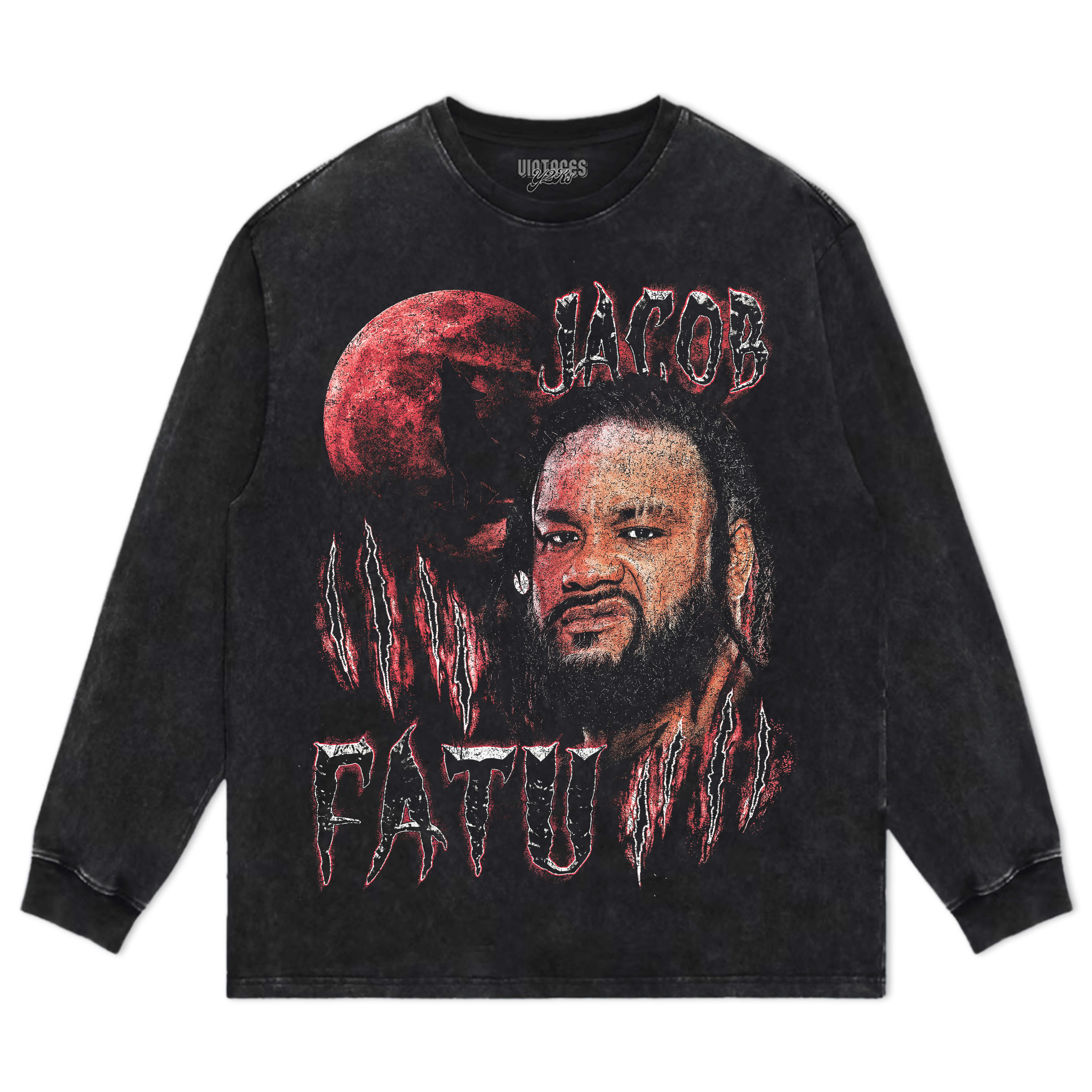 WWE  JACOB FATU TEE & LS & HOODIE - Image 4