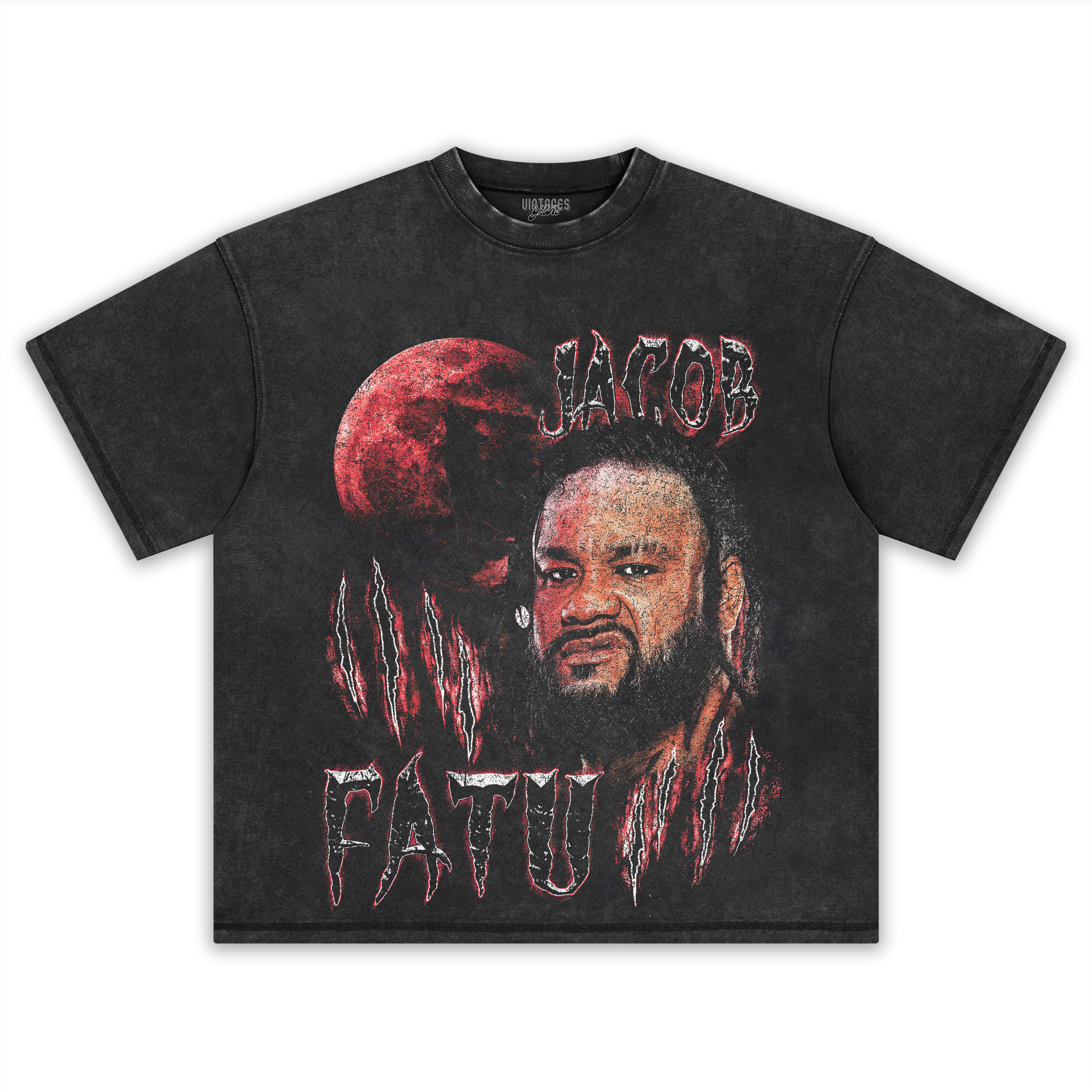 WWE  JACOB FATU TEE & LS & HOODIE - Image 7